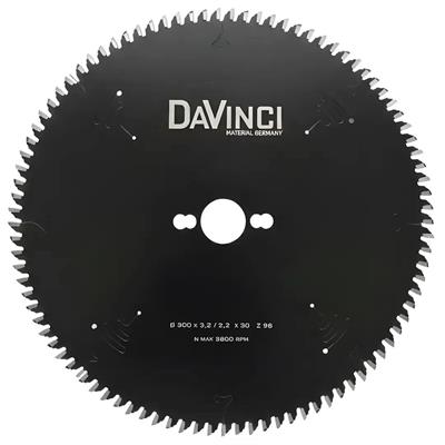 DaVinci 250x3,2x30mm 75 diş Quantum Diş Dizilimli MDF Testeresi | Endüstriyel TCT Elmas Daire Testere