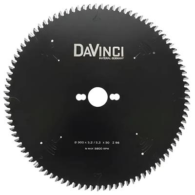 DaVinci 250x3,2x30mm 80 diş Kurt Diş MDFLAM Testeresi | Endüstriyel TCT Elmas Daire Testere