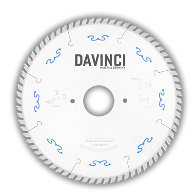 DaVinci 300x44x30mm 60 diş Panel Ebatlama Testeresi | CASADAI Makine (2/10/60) Uyumlu