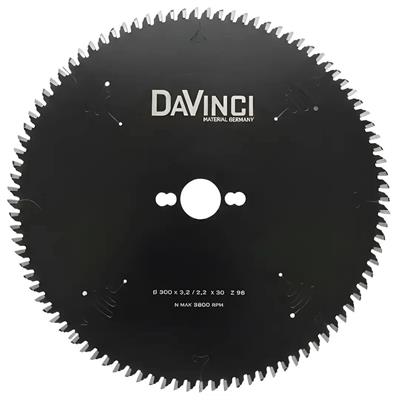 DaVinci 350x3,2x30mm 105 diş Quantum Diş Dizilimli MDF Testeresi | Endüstriyel TCT Elmas Daire Testere
