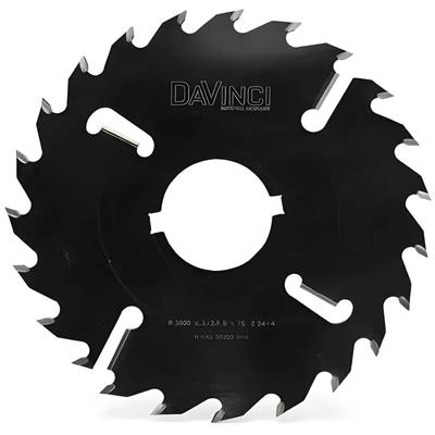 DaVinci 350x3,5x75mm 28+6 diş Çoklu Dilme Testeresi - Isıl İşlemli Boya | Endüstriyel TCT Elmas Daire Testere