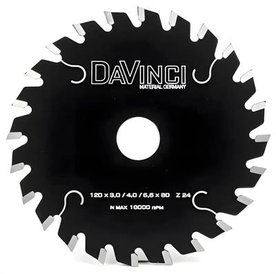 DaVinci 80x3,0/4,0x20mm 20 diş Konik Çizici Testere | Sunta & MDF & Laminant | Endüstriyel TCT Elmas Çizici