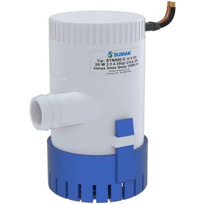 STN500 G Manuel Sintine Dalgıç Pompası - 12 V  | 25 kW - 12 V DC V