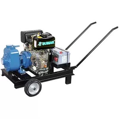 SUMAK DSMT750/3 D Kendinden Klapeli Dizel Motopomp | 7.5 HP - Marşlı V