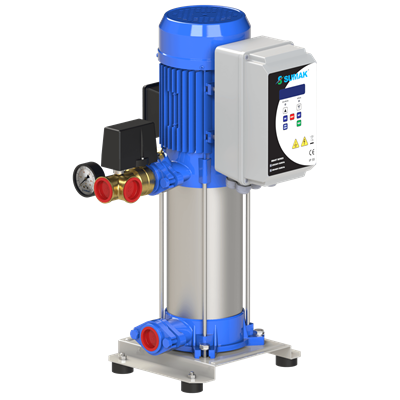 SUMAK SHT16A 550/4 SMART Dijital 1 Pompalı Hidrofor | 1x4 kW - 380 V