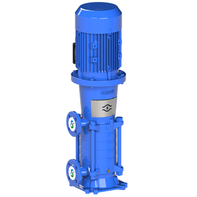 SUMAK SHT32/2 Komple Döküm Dik Kademeli Pompa | 4 kW - 380 V