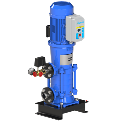SUMAK SHT32/2A Döküm 1 Pompalı Dikey Hidrofor | 1x4 kW - 380 V