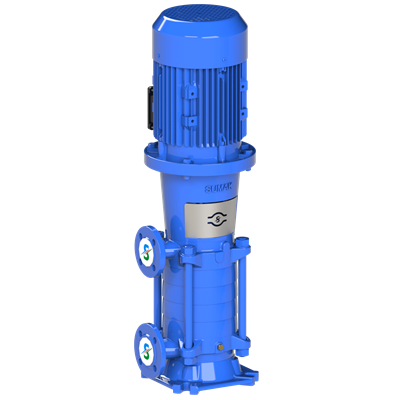 SUMAK SHT32/4 Komple Döküm Dik Kademeli Pompa | 5.5 kW - 380 V