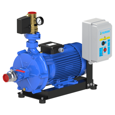 SUMAK SMKTA550 Döküm Yatay 1 Pompalı Hidrofor | 1x4 kW - 380 V