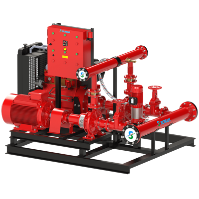 SUMAK SMT250/100 - EDJY Elektrik + Dizel Yangın Pompası | 2x75 kW - 380 V