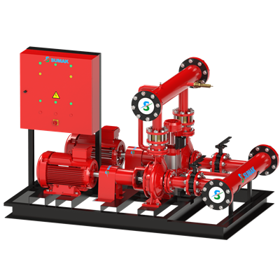 SUMAK SMT250/32-EEJY Çift Elektirikli Yangın Pompası |  kW -  V