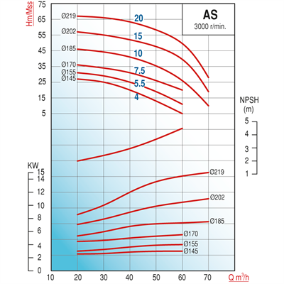 Varan AS 20 Uçtan Emişli - Uzun Kaplinli / EN 733 Yüksek Verimli Endüstriyel Santrifüj Pompa (20 HP / 15 kW) 67 mSS / 70 m3/h