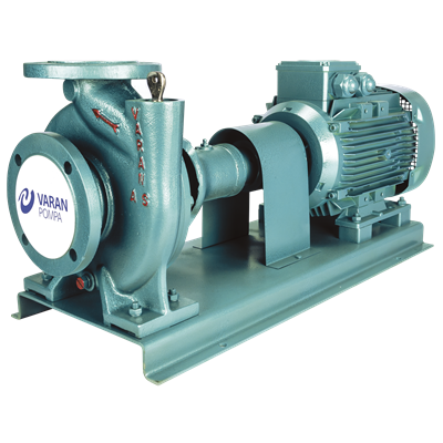 Varan AS 7.5-00754 Uçtan Emişli - Uzun Kaplinli / EN 733 Yüksek Verimli Endüstriyel Santrifüj Pompa (1 HP/ 0.75 kW) 10 mSS / 40 m3/h