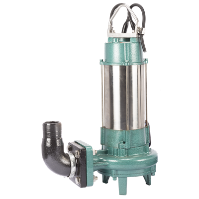 Varan CUT 1500 Öğütücü Dik Bıçaklı / Monofaze Foseptik Pompası, Drenaj Dalgıç Pompa (2 HP / 1.5 kW) 21 mSS / 18 m3/h