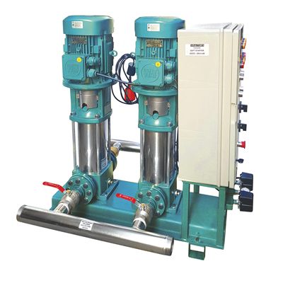 Varan CVF32-12x2 HID  Komple AISI 304 Paslanmaz / Çift Pompalı Endüstriyel Hidrofor (30 HP / 22 kW) 214 mSS / 80 m3/h