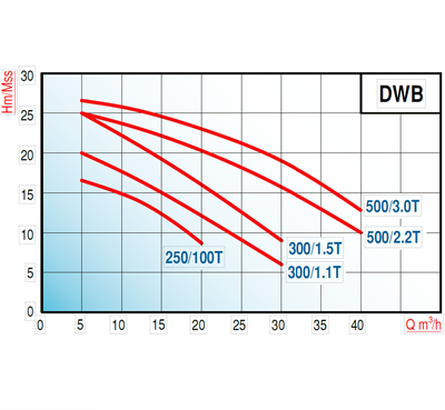 Varan DWB 250/100T Paslanmaz / Tek Kademe Endüstriyel OEM Santrifüj Pompa (1.5 HP / 1.1 kW) 20 mSS / 30 m3/h