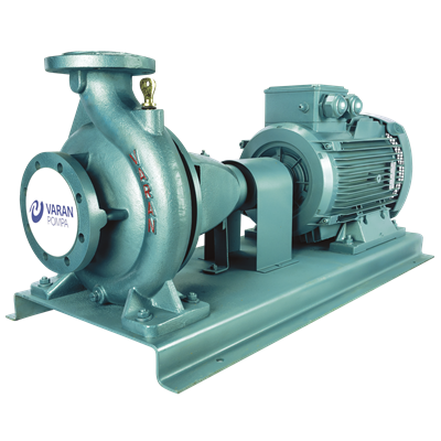 Varan ES 50-26-03004 Uçtan Emişli (1500 d/d) Uzun Kaplinli / EN 733 Yüksek Verimli Endüstriyel Santrifüj Pompa (4 HP / 3 kW) 19,5 mSS / 40 m3/h
