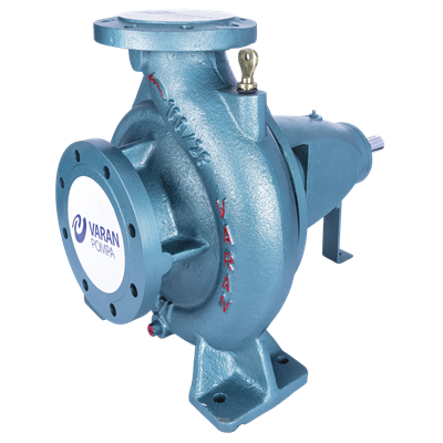 Varan ES 65-16-07502 Uçtan Emişli - Uzun Kaplinli / EN 733 Yüksek Verimli Endüstriyel Santrifüj Pompa (10 HP / 7.5 kW) 30 mSS / 125 m3/h