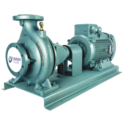Varan ES 80-16-15002 Uçtan Emişli - Uzun Kaplinli / EN 733 Yüksek Verimli Endüstriyel Santrifüj Pompa (20 HP / 15 kW) 30 mSS / 220 m3/h