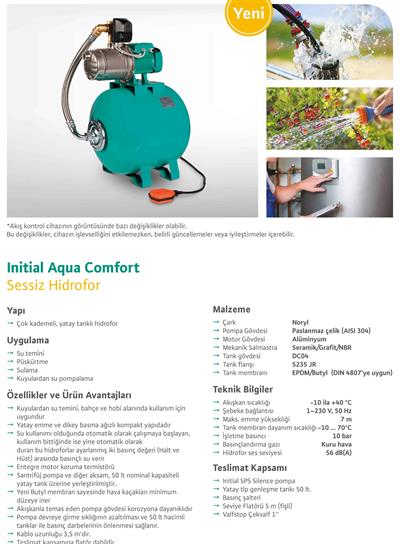 WİLO Initial Aqua Comfort 5-58 Noril Çarklı Kademeli  Sessiz Hidrofor 0,55 kW
