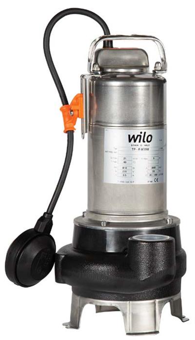 WİLO TP-R 10 Açık Fanlı Foseptik Drenaj Pompası 0,75 kW