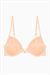 Anna Gold Detaylı Dantelli Sütyen - Push Up - 2568 - Kavuniçi