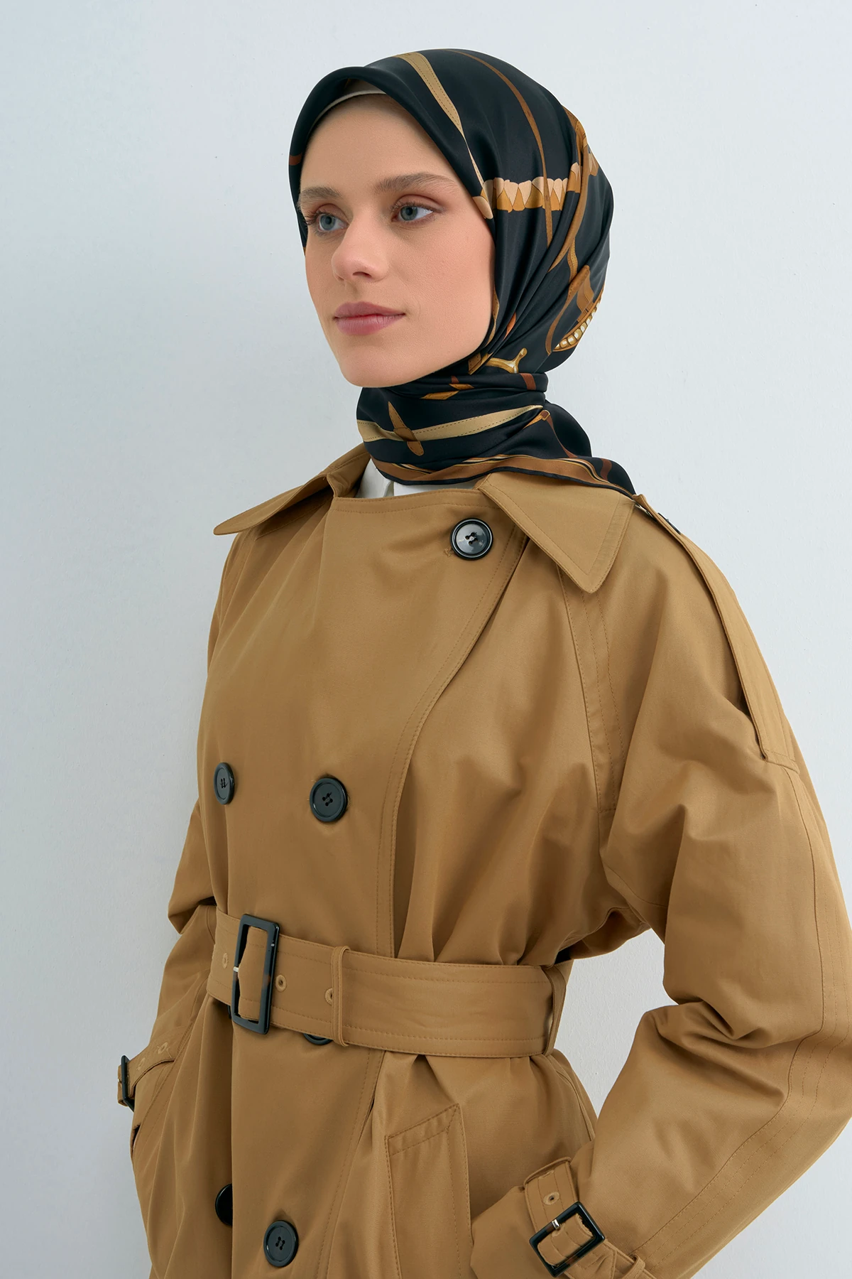 Armine Twill İpek Eşarp 9517D