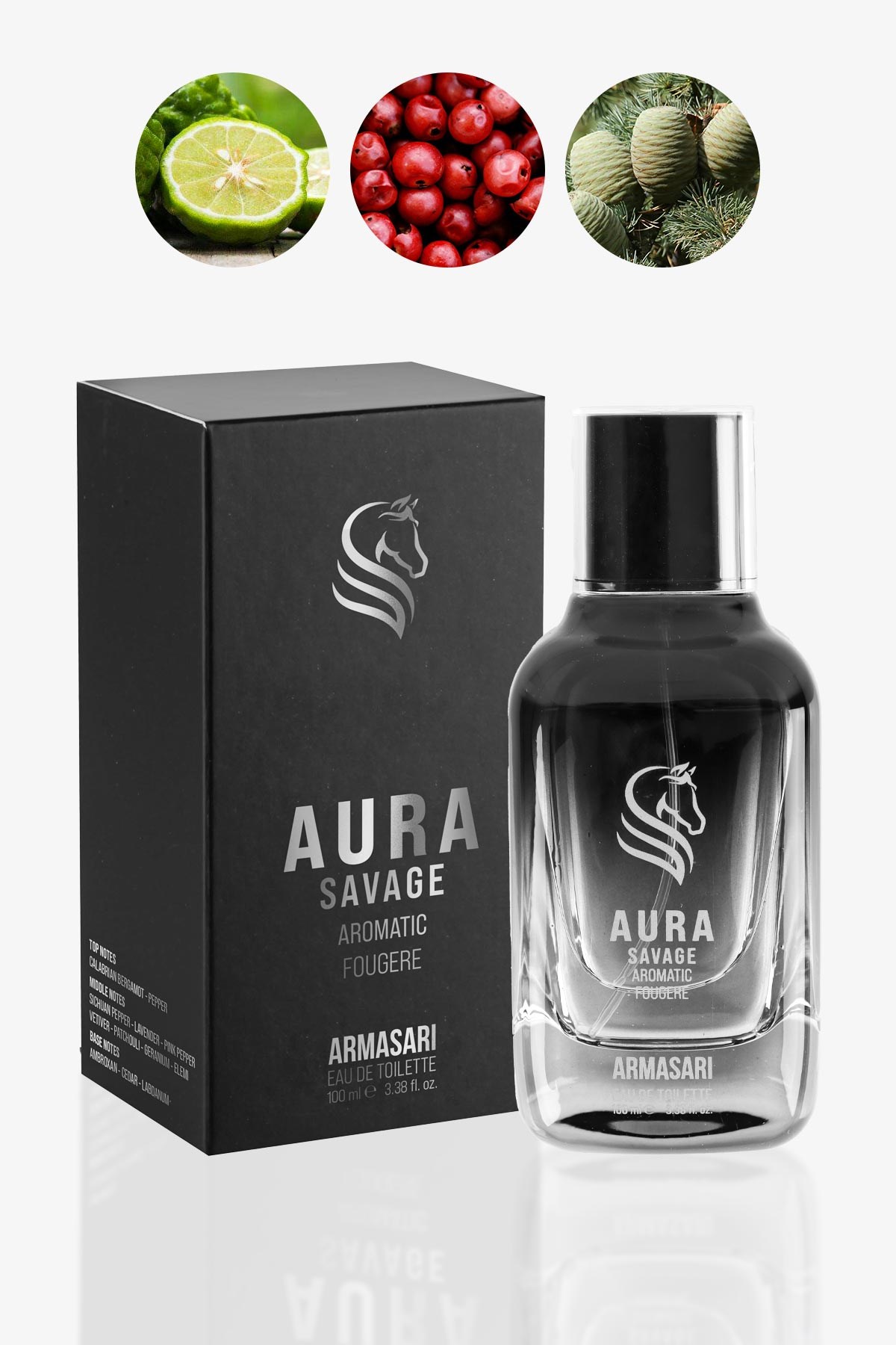 Aura Savage Bergamot Uzun Süre Kalıcı EDP Erkek Parfüm 100ml