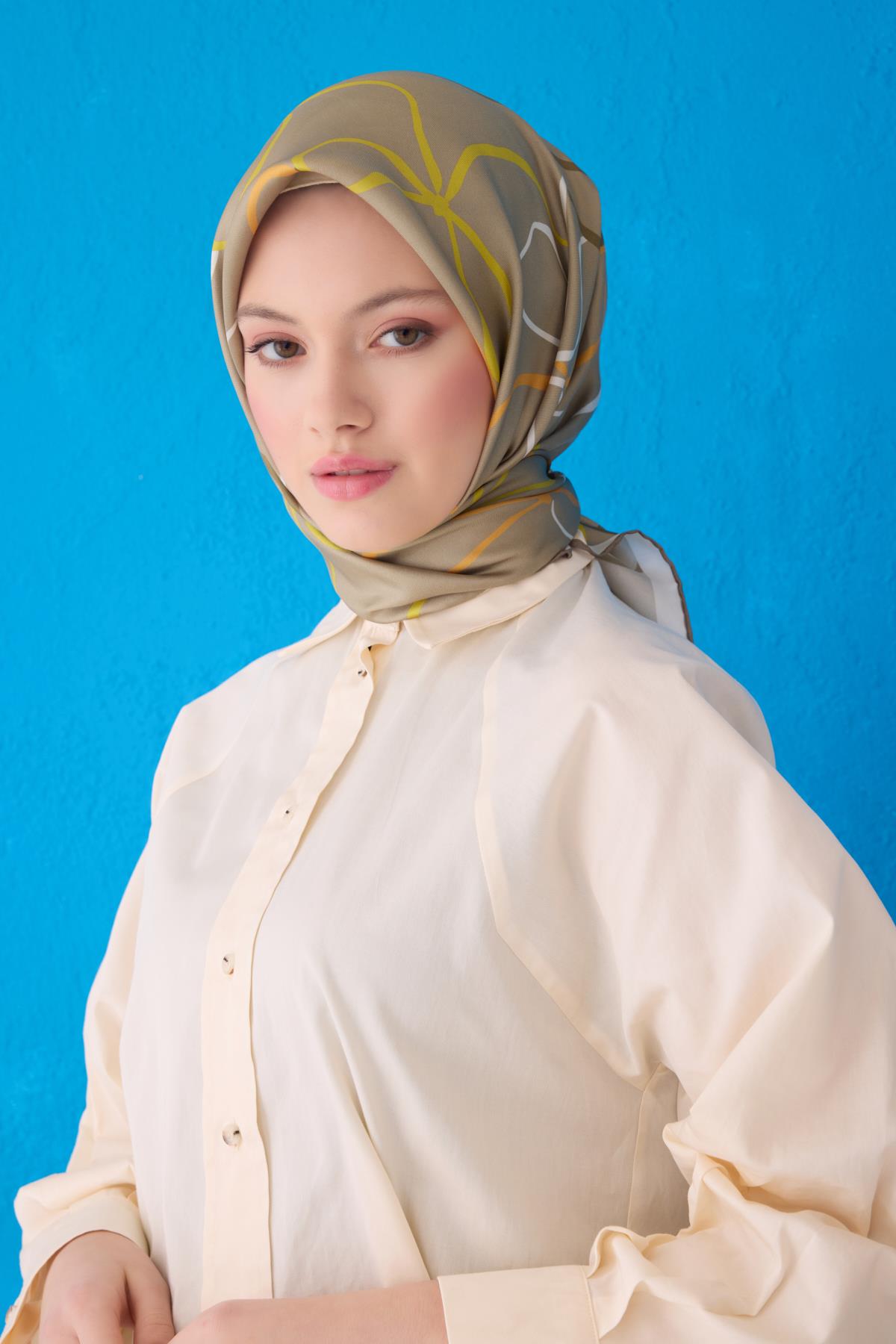 Belli Twill İpek Eşarp 4113D
