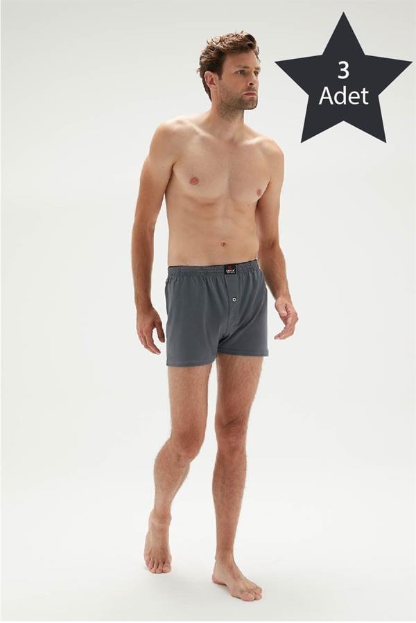Erdem 3'lü Füme Penye Boxer 1400