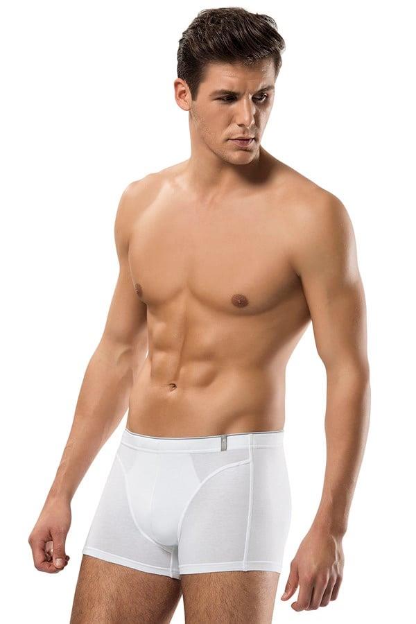 Erdem Beyaz Pamuk Elastan Boxer 1479