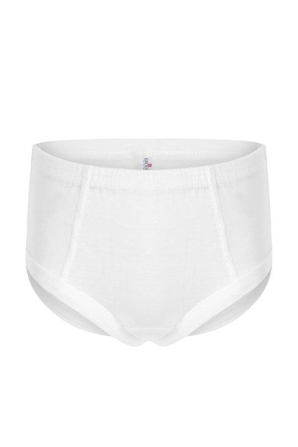 Erdem Beyaz Ribana Erkek Çocuk Külot 3330