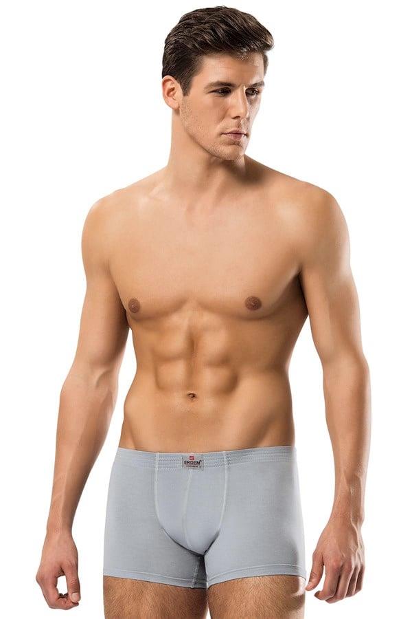 Erdem Gri Kısa Görünümlü Slim Fit Boxer 1420