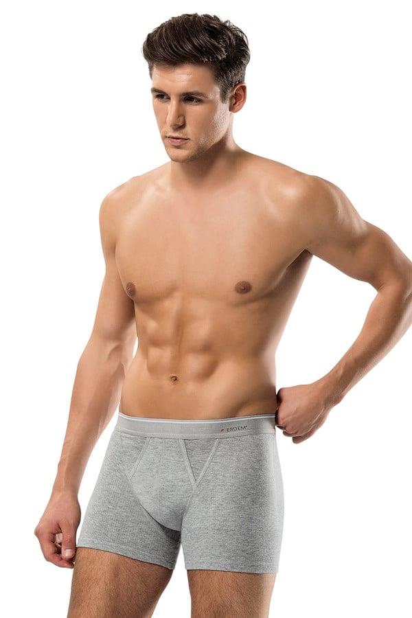 Erdem Gri Pamuk Air Slim Boxer 1428