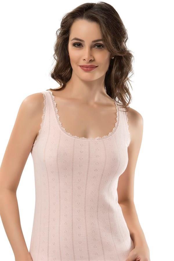 Erdem Pembe Kalp Desenli Ribana Atlet 2206