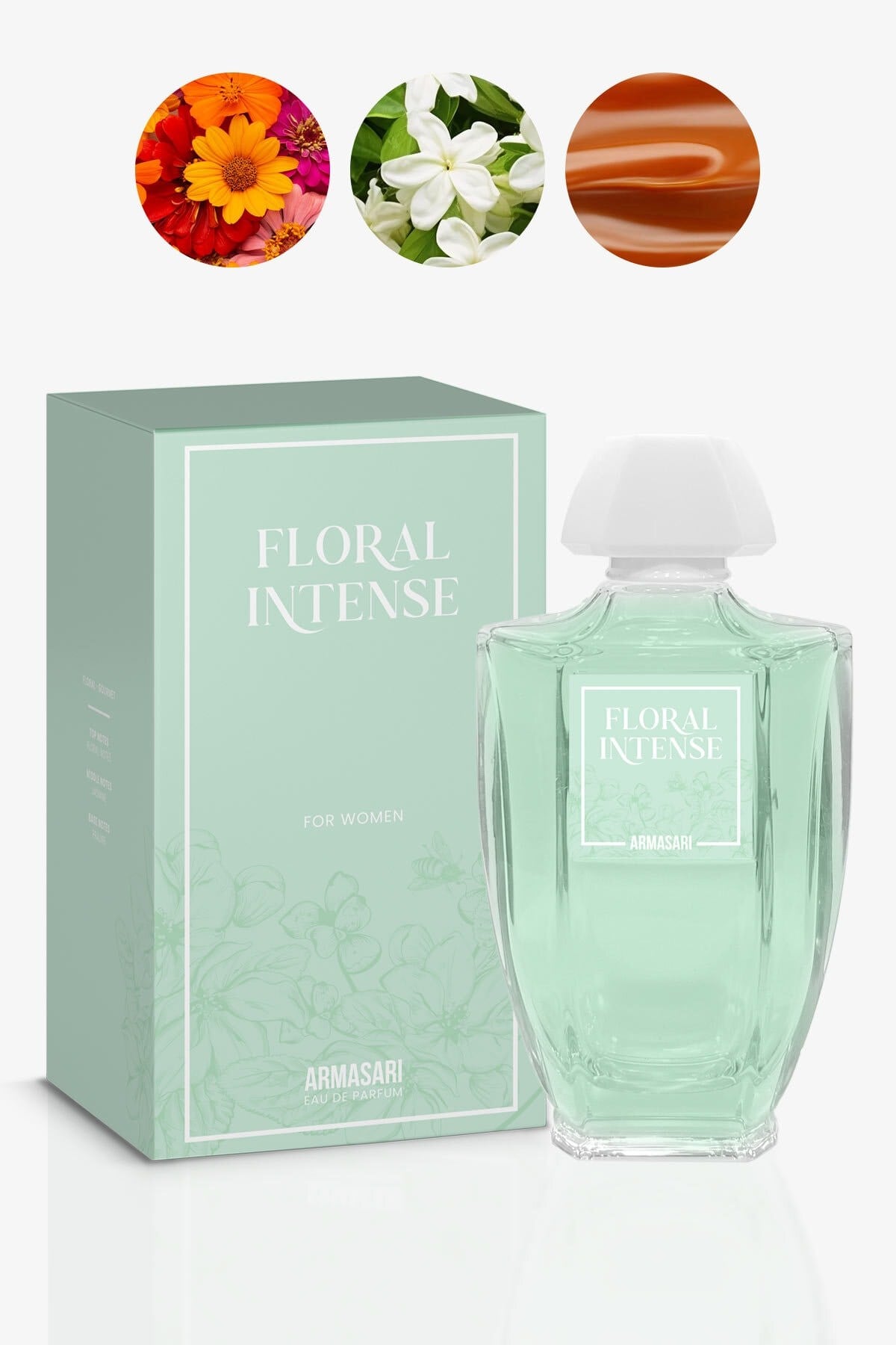 Floral Intense Edp Kadın Parfüm 100ml | Çiçeksi ve Gurme | Floral, Yasemin, Pralin