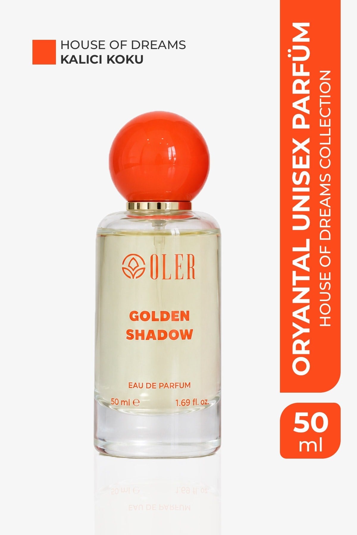 House of Dreams Golden Shadow Unisex Parfüm EDP 50 ml | Tarçın | Muskat | Hurma | Pralin | Vanilya | Tonka Fasulyesi