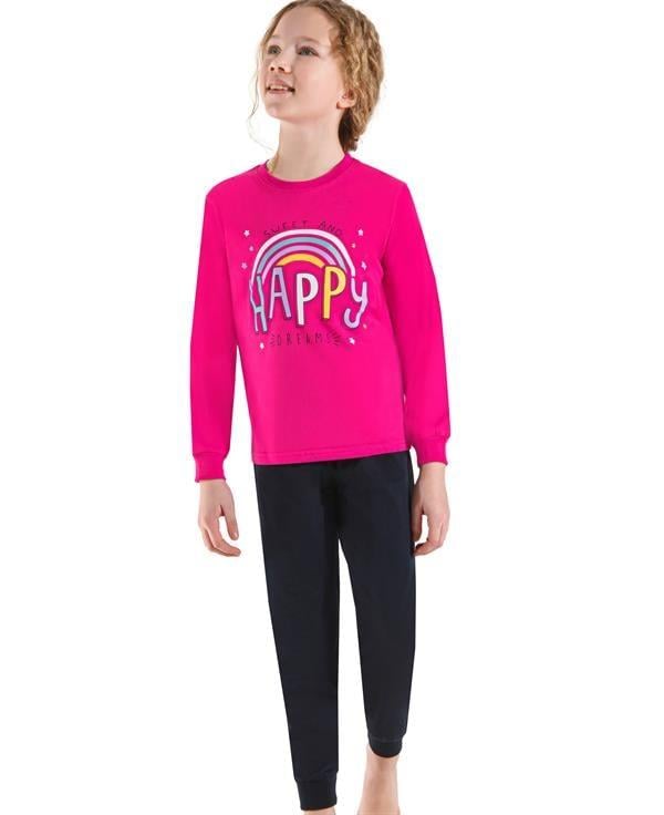 Kız Çocuk Fuşya Pijama Takımı 713
