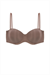 Rosali Tak-Çıkar Askılı Straplez Mikro Sütyen - Push Up, Dolgulu  - Basic - 2539 - Bronz K