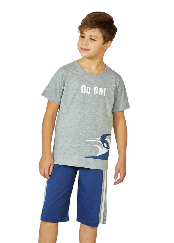 WeWeus Gri Erkek Çocuk Pijama Takımı 821