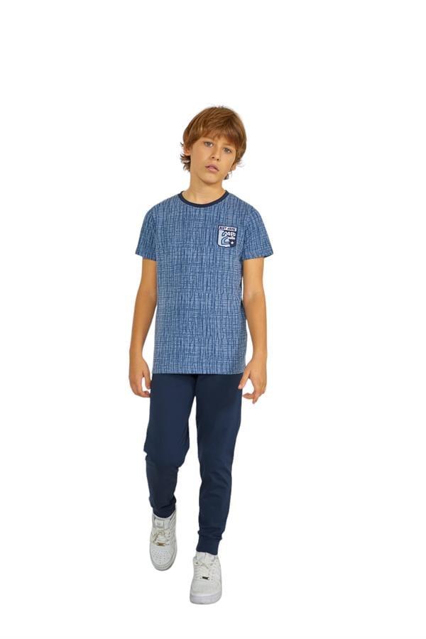 WeWeus Lacivert Erkek Çocuk Pijama Takımı 813