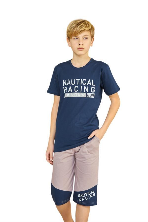 WeWeus Lacivert Erkek Çocuk Pijama Takımı 808