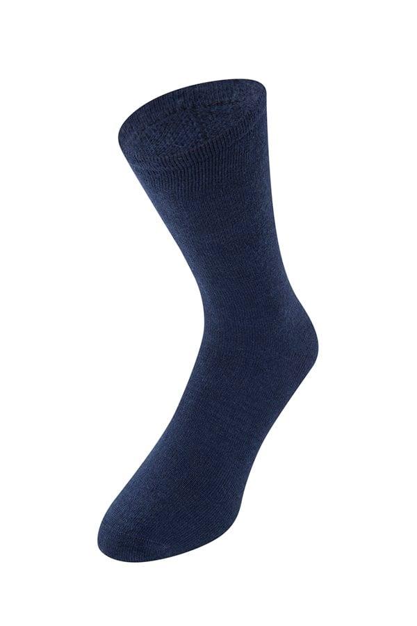 WeWeus Lacivert Erkek Kışlık Termal İçlik Çorap 370