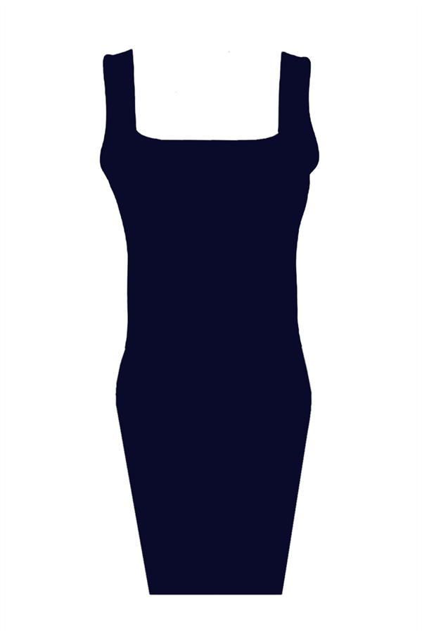 WeWeus Lacivert Kadın Elbise 247