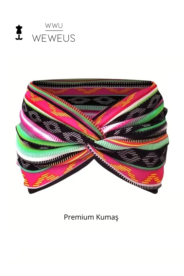 WeWeus Renkli Premium Kadın Saç Bandı