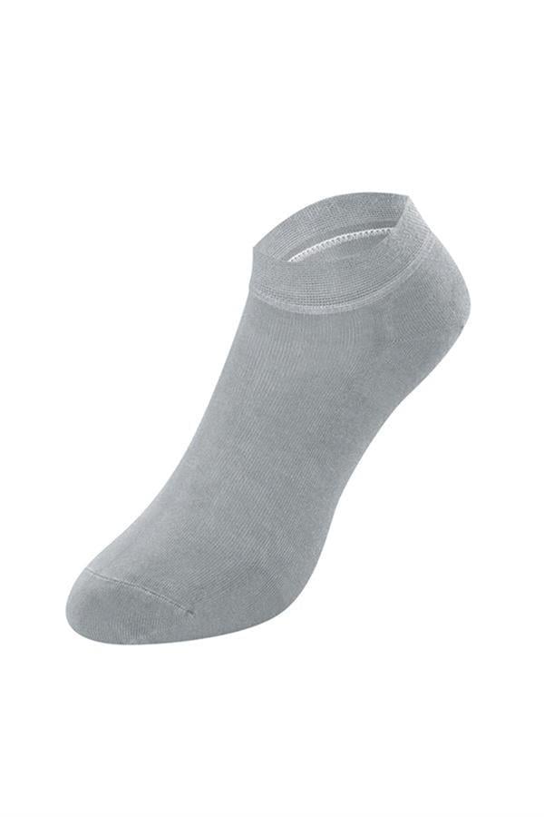 Weweus Erkek Bambu Viskon Gri Sneaker Çorap 176