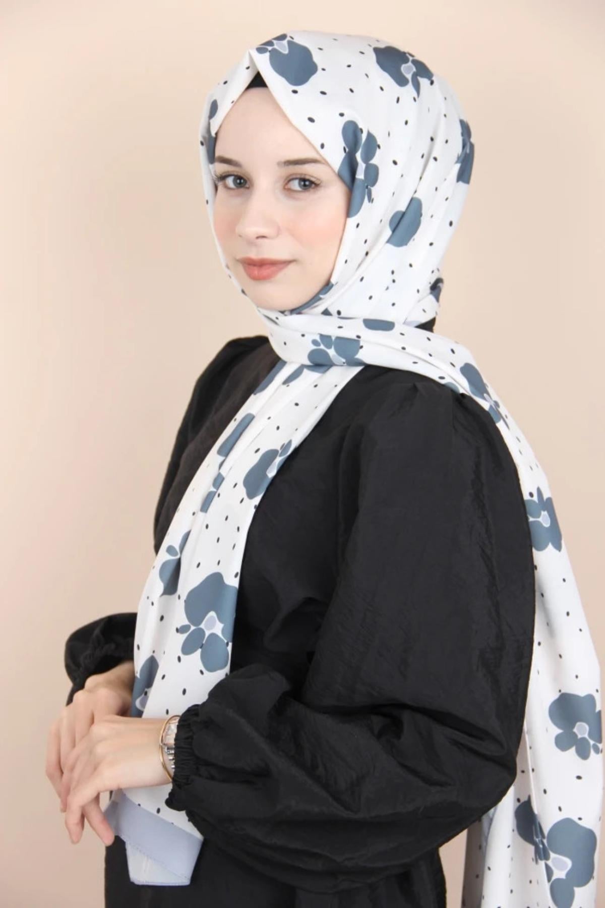 Gri Pamuklu Şal