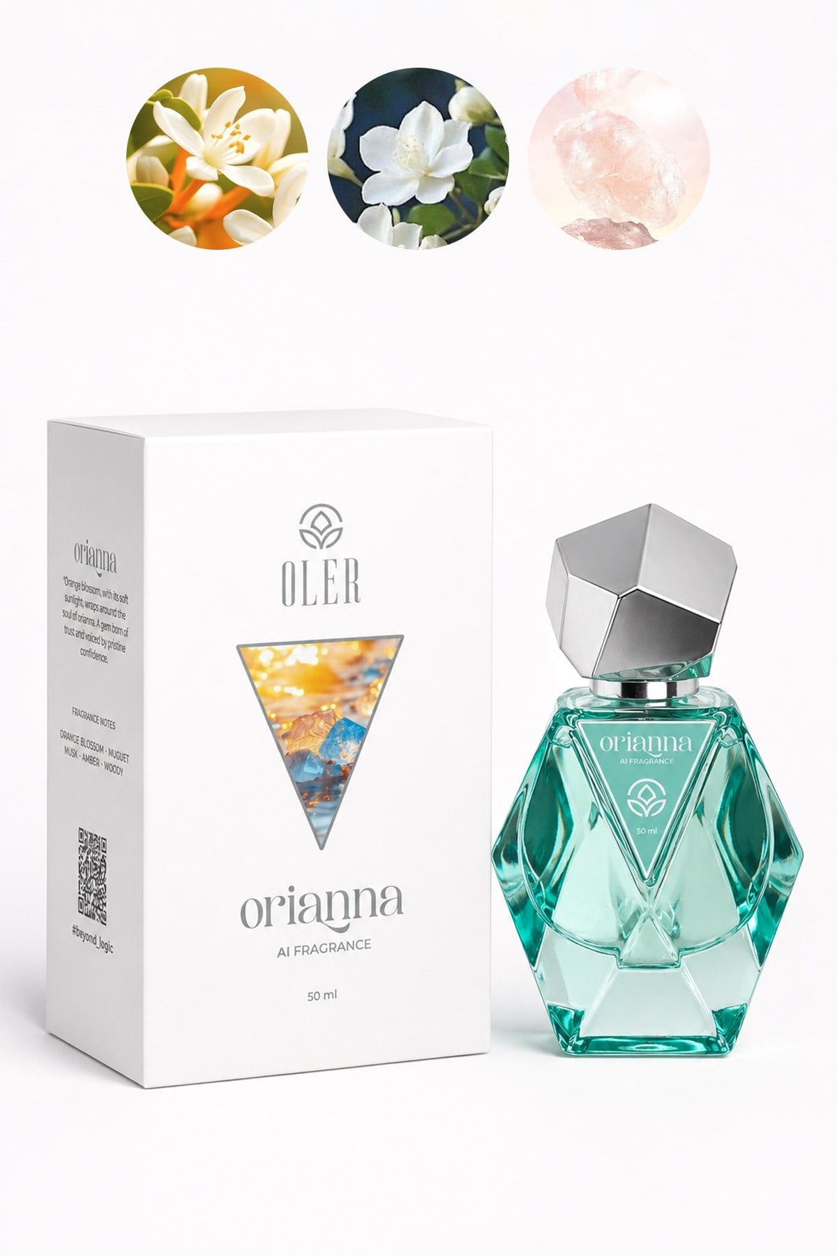 AI Fragrance Orianna EDP Kadın Parfüm 50ml | Orange Blossom | Muguet | Misk | Amber | Woody