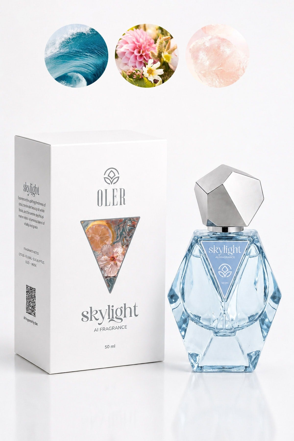 AI Fragrance Skylight EDP Kadın Parfüm 50ml | Citrus | Floral | Ökaliptus | Oud | Misk