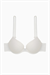 Andes Basic Mikro Kumaş Sütyen-Double Push Up Ekstra Dolgulu Balenli-2527-Beyaz